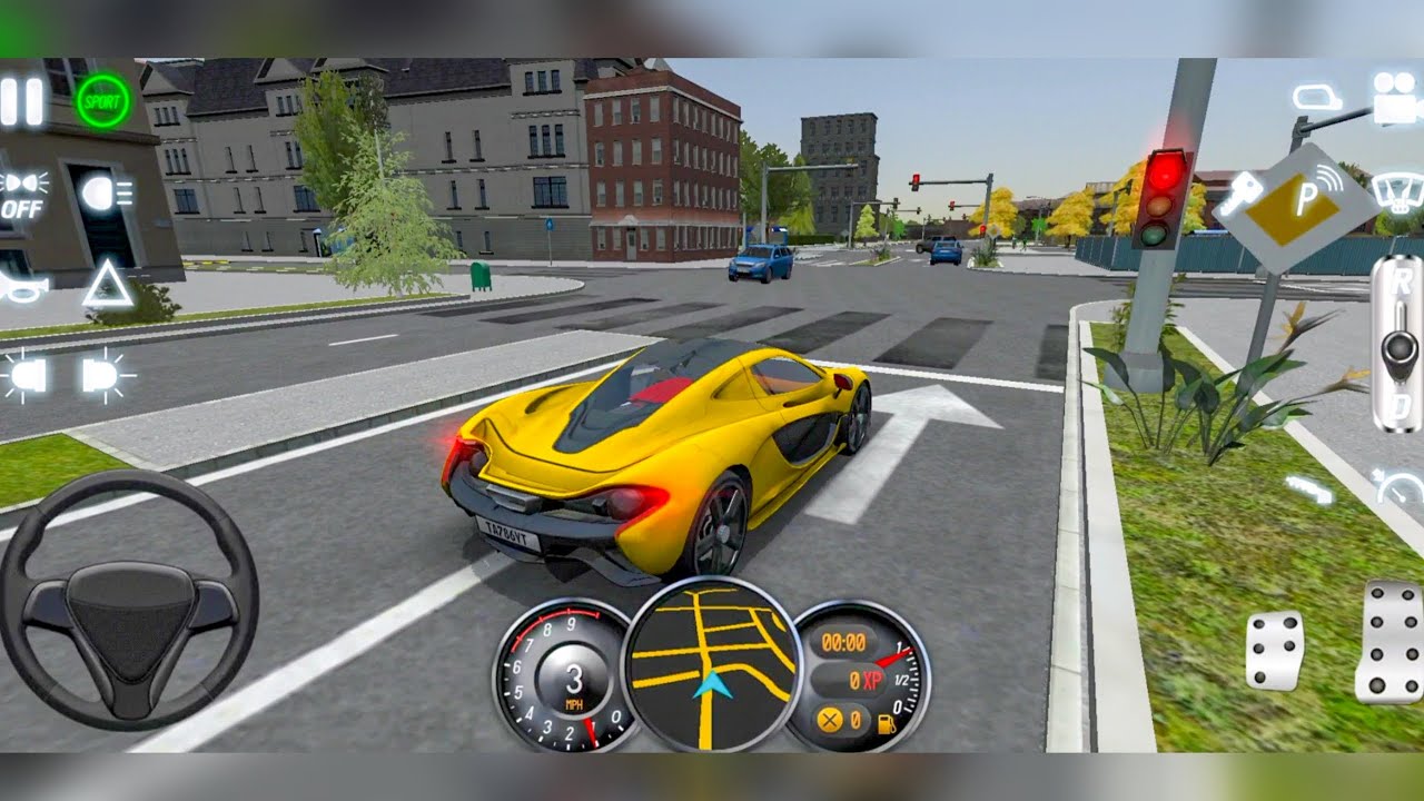 Driving School 2017 - McLaren P1 Driving in Geneve & Italian Lakes - Car Games Android Gameplay