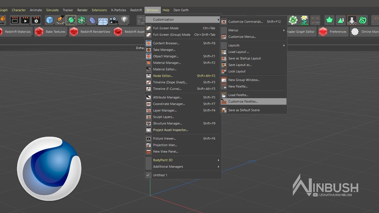 Create a custom Cinema 4D layout