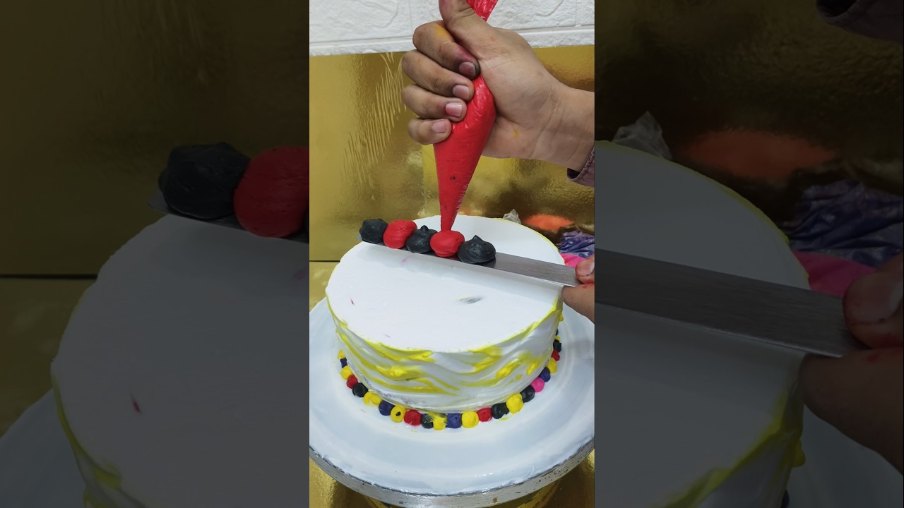 Amazing Multi Colour Full Cake Design #trending #cake #shortsfeed #youtube #video #shorts #explore