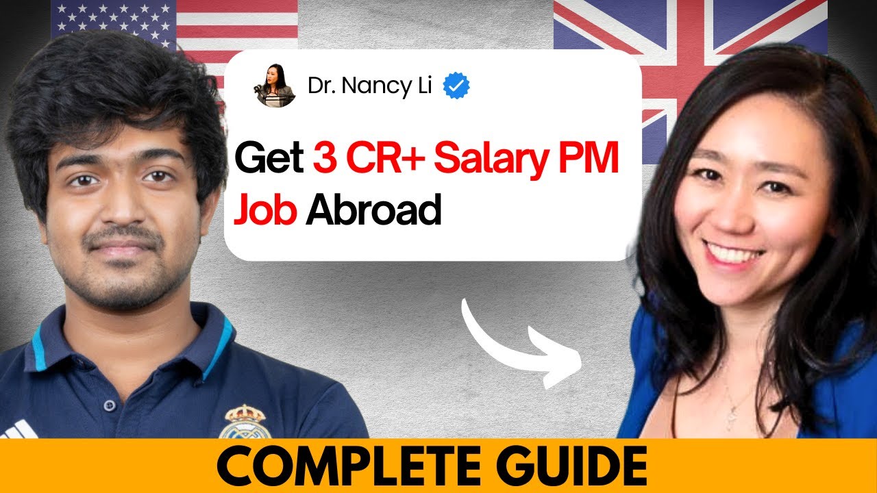COMPLETE GUIDE to LAND a PRODUCT MANAGER JOB ABROAD ft. Dr. Nancy Li | GeekyBaller Ep8