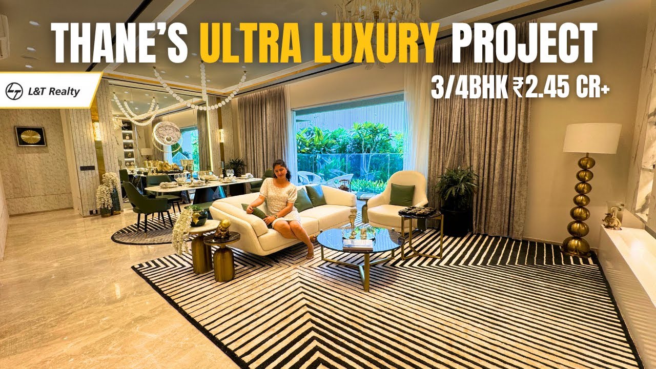L&T Thane Ultra Luxury 3 & 4 BHK at Viviana Mall with 5 Star Amenities | Review and Price