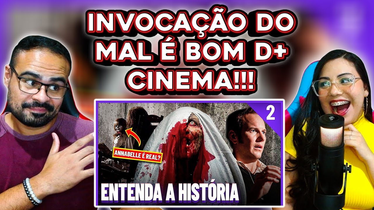 REACT CANAL PEEWEE | Saga Invocação do Mal | Entenda a História de TODOS os Filmes | PT. 2