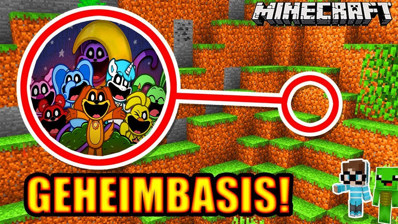 WIR FINDEN DIE SMILING CRITTERS GEHEIMBASIS in MINECRAFT!
