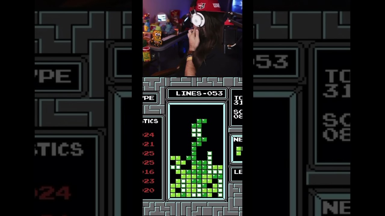 The Inner Thoughts of a Tetris Streamer #retro #retrogaming #streamer