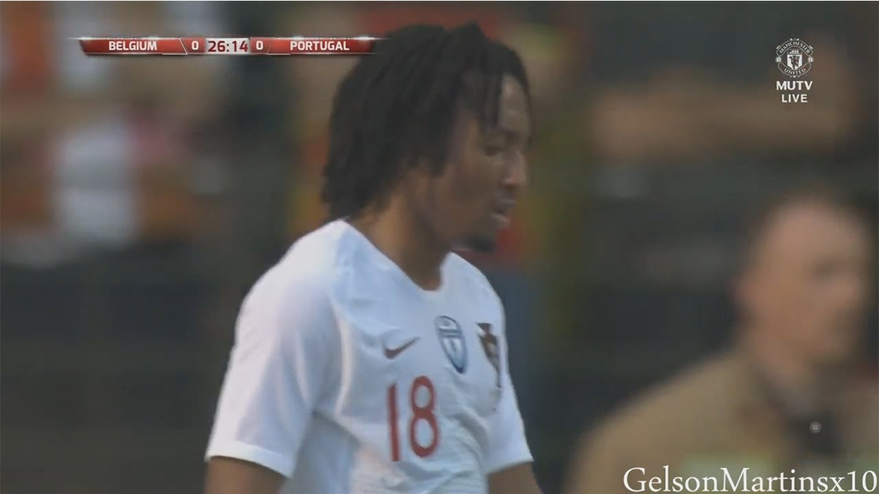 Gelson Martins vs Belgium (2-6-2018) International Friendly