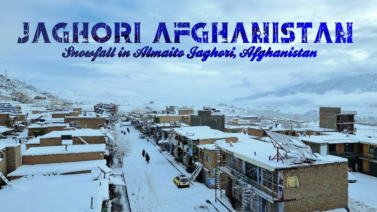 خداراشکر جاغوری بازم برف باریده ❄️ المیتو الی مینگه پس از برفباری ❄️