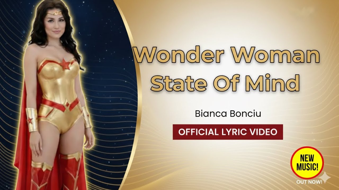 Bianca Bonciu - Wonder Woman State Of Mind ( Official Lyric Video ) Empowerment Anthem