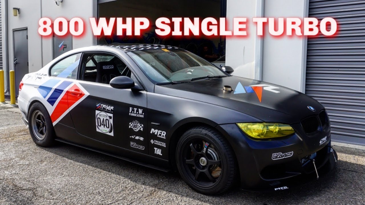 Bonkers 800 WHP Single Turbo BMW N54 335i Review - Stryker Performance