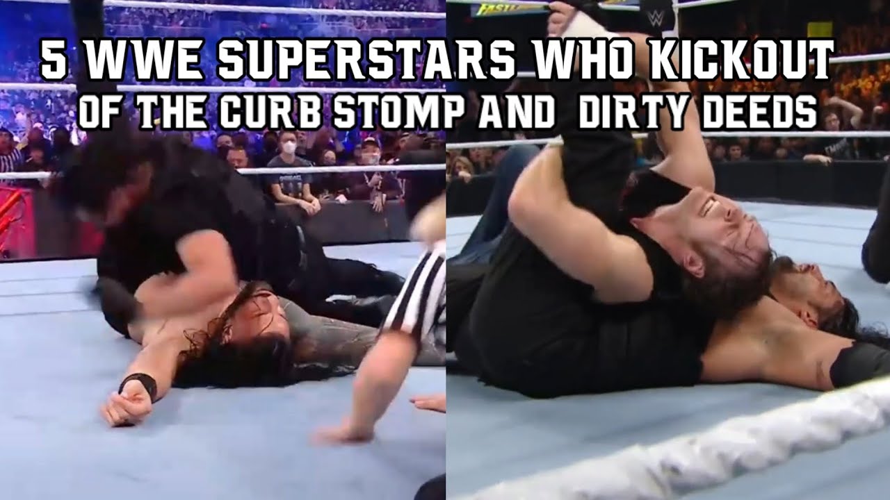 5 WWE Superstars Who KickOut Of The Curb Stomp and Dirty Deeds