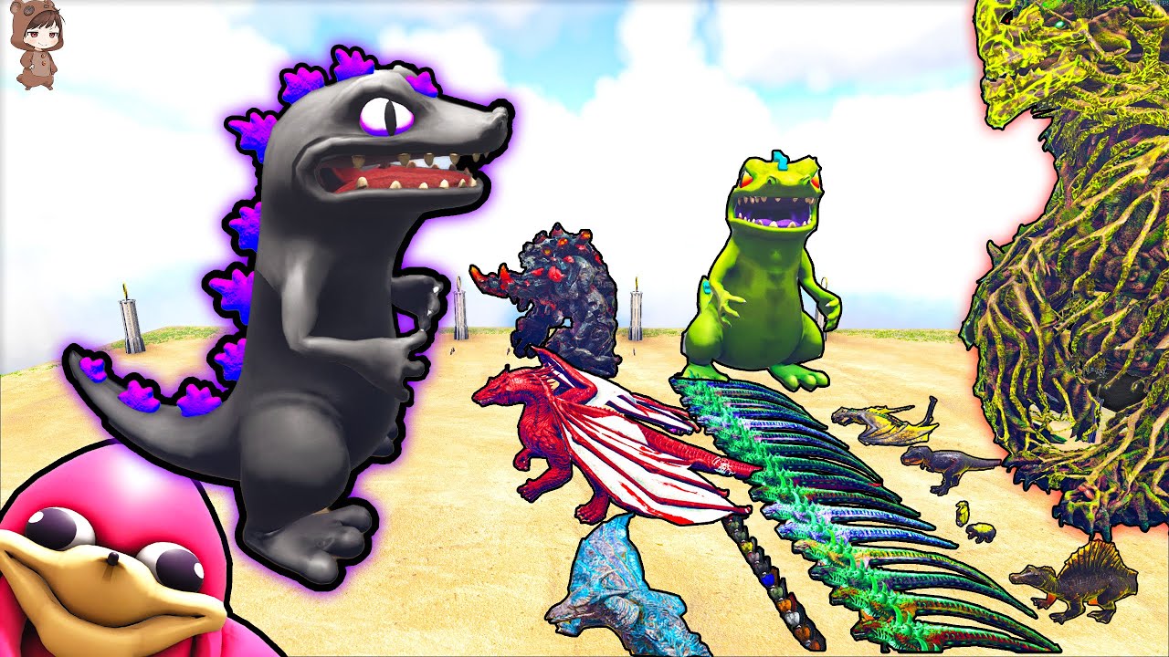 Reptar (Gray ver) VS Mod Bosses | ARK Mod Battle Ep.256