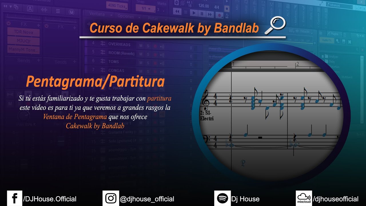 Cakewalk by Bandlab | Partitura/Pentagrama