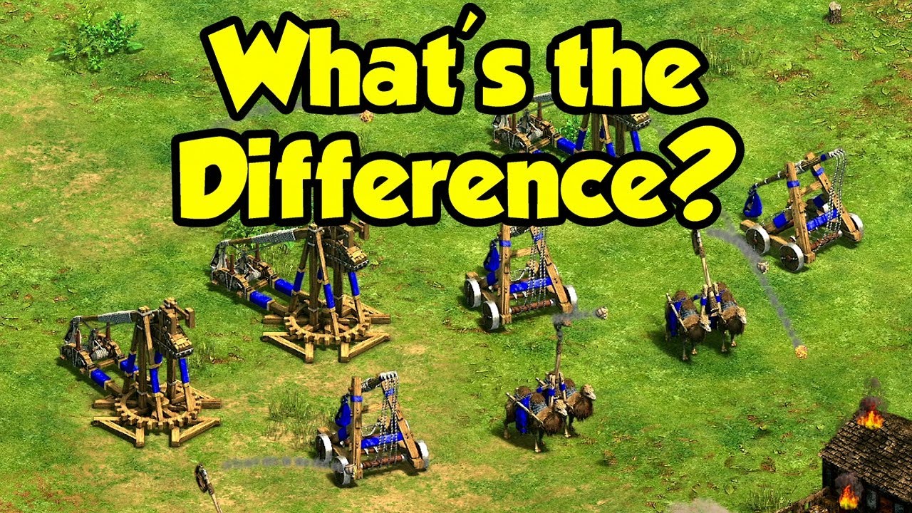 Traction, Mounted, vs regular Trebuchets - what's the difference??