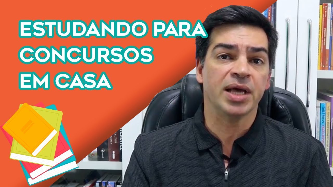 Como passar em concurso público estudando em casa?