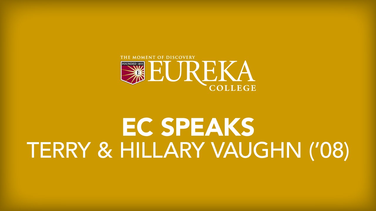 Terry and Hillary Vaughn ('08) discuss the Reagan Leadership Program