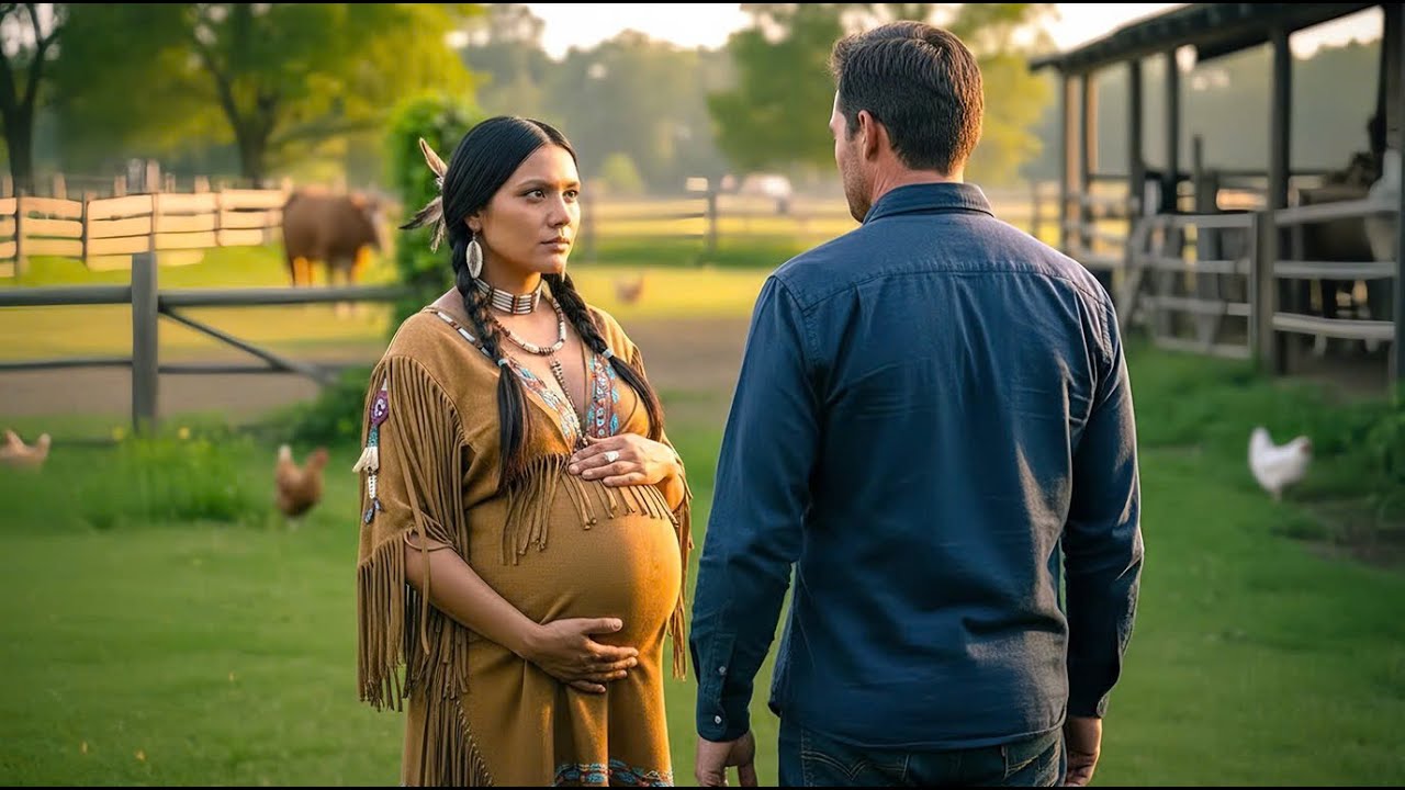 “Después de aquella noche, quedé embarazada de ti”, dijo la joven apache — “Entonces, sé mi esposa”.