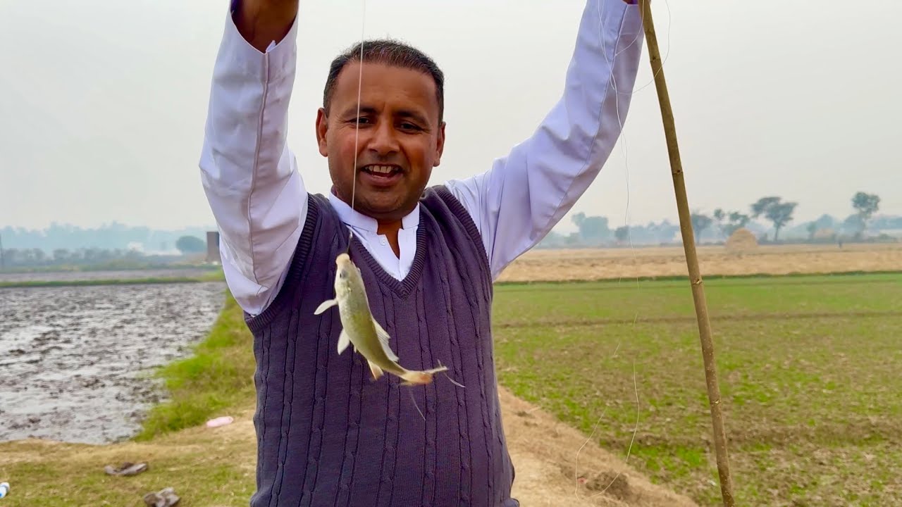 Fishing 🎣| Fishing With Hook | Catching Fish | Fish Hunting | Mubashir Saddique | Village Food