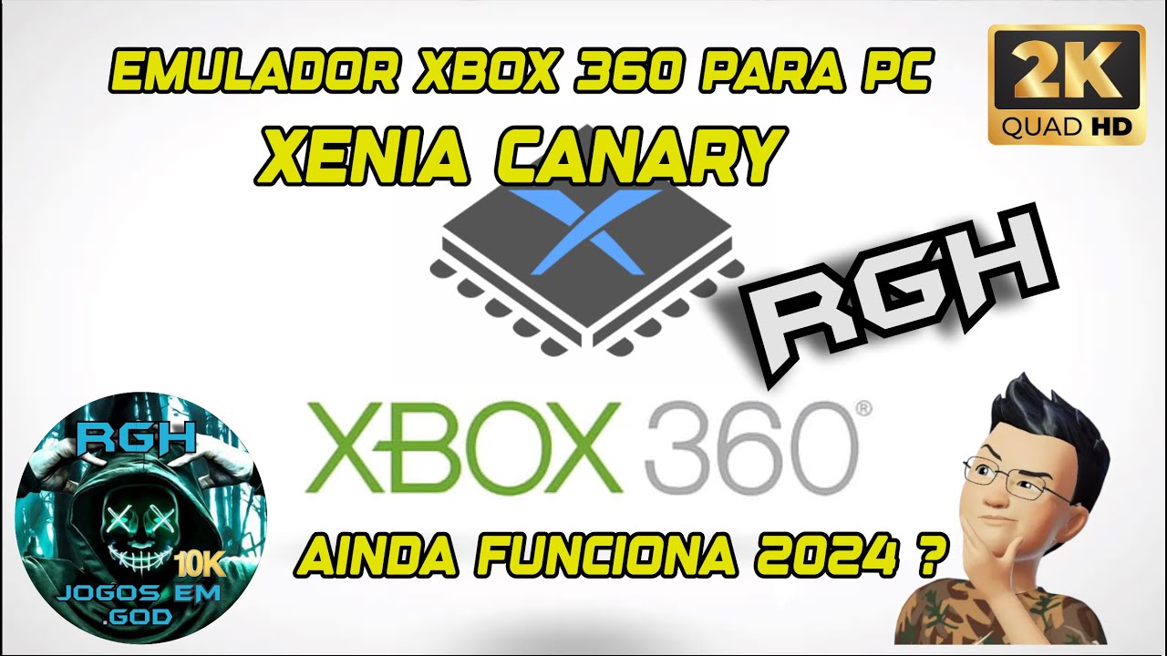 EMULADOR XBOX 360 PARA PC XENIA CANARY