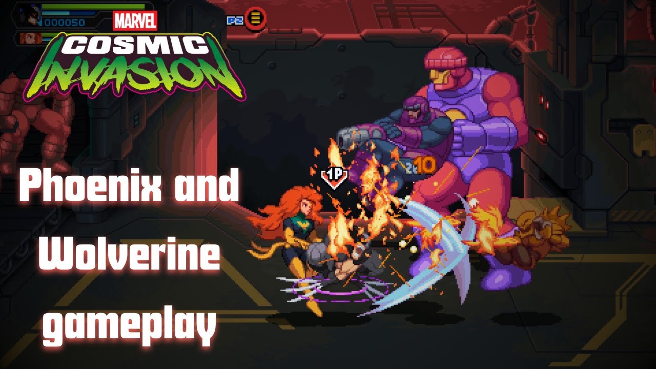 MARVEL Cosmic Invasion | Phoenix and Wolverine gameplay