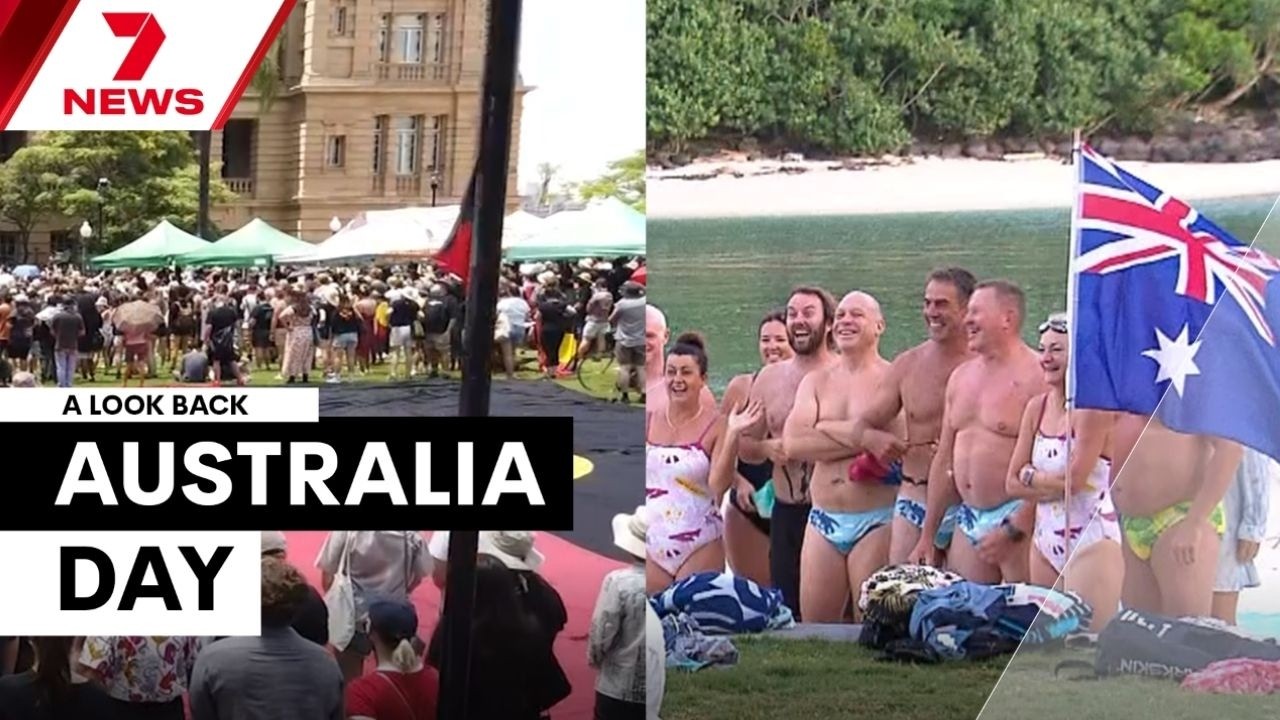'Where else would you rather be?': Celebrations and protests on Australia Day | 7NEWS VAULT
