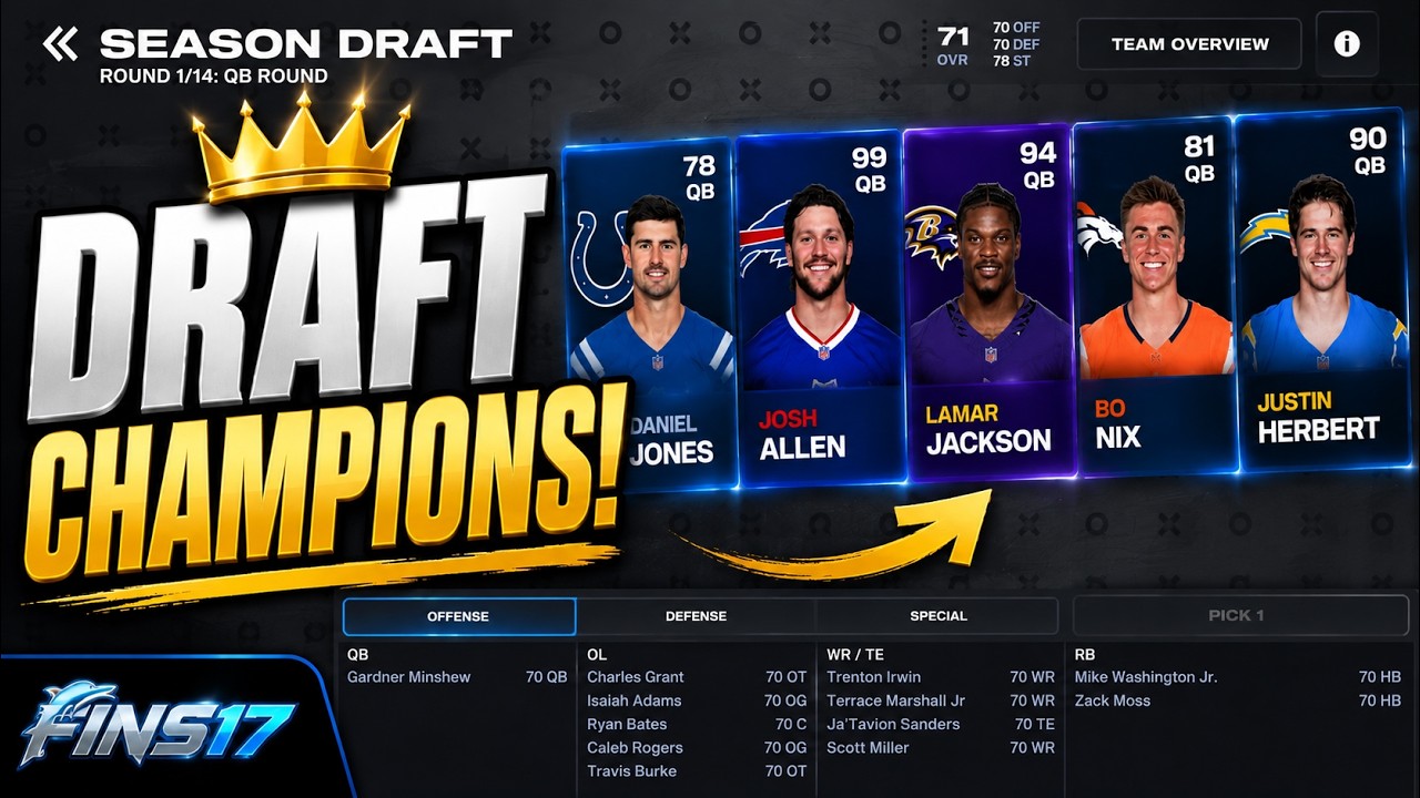 NEW DRAFT CHAMPIONS IS AWESOME! Madden Mobile 27 Arcade Edition