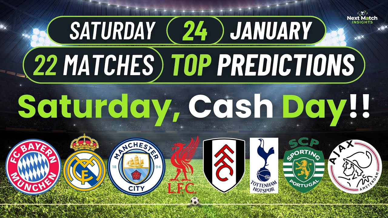 Today's Matches Predictions ⚽| Real, City, Liverpool, Bayern & Spurs | CASH DAY! 💰🔥