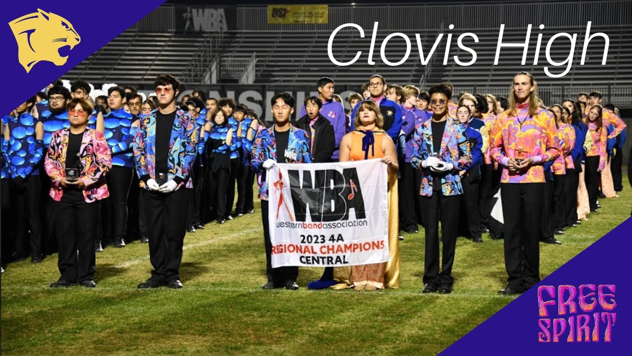 Clovis High School Golden Cougar Marching Band & Color Guard 2023