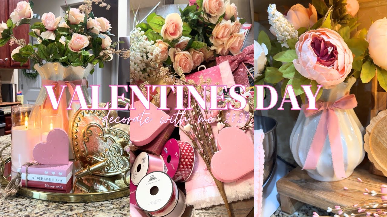 HOUSE TO HOME | VALENTINE'S DAY HOME DECOR 2026 | COZY PINK & NEUTRAL VALENTINE'S DAY + DECOR HAUL