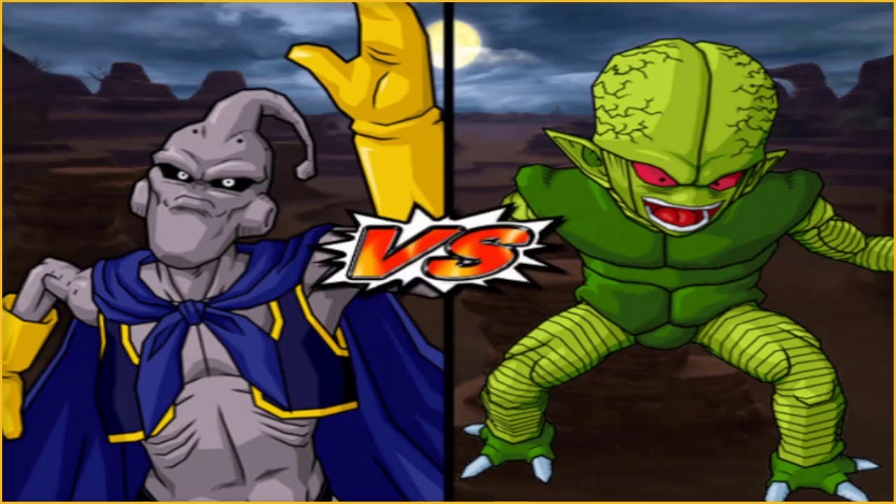 Dragon Ball Z Budokai Tenkaichi 3 - Pure Evil Majin Buu VS Saibamen [COM VS COM]