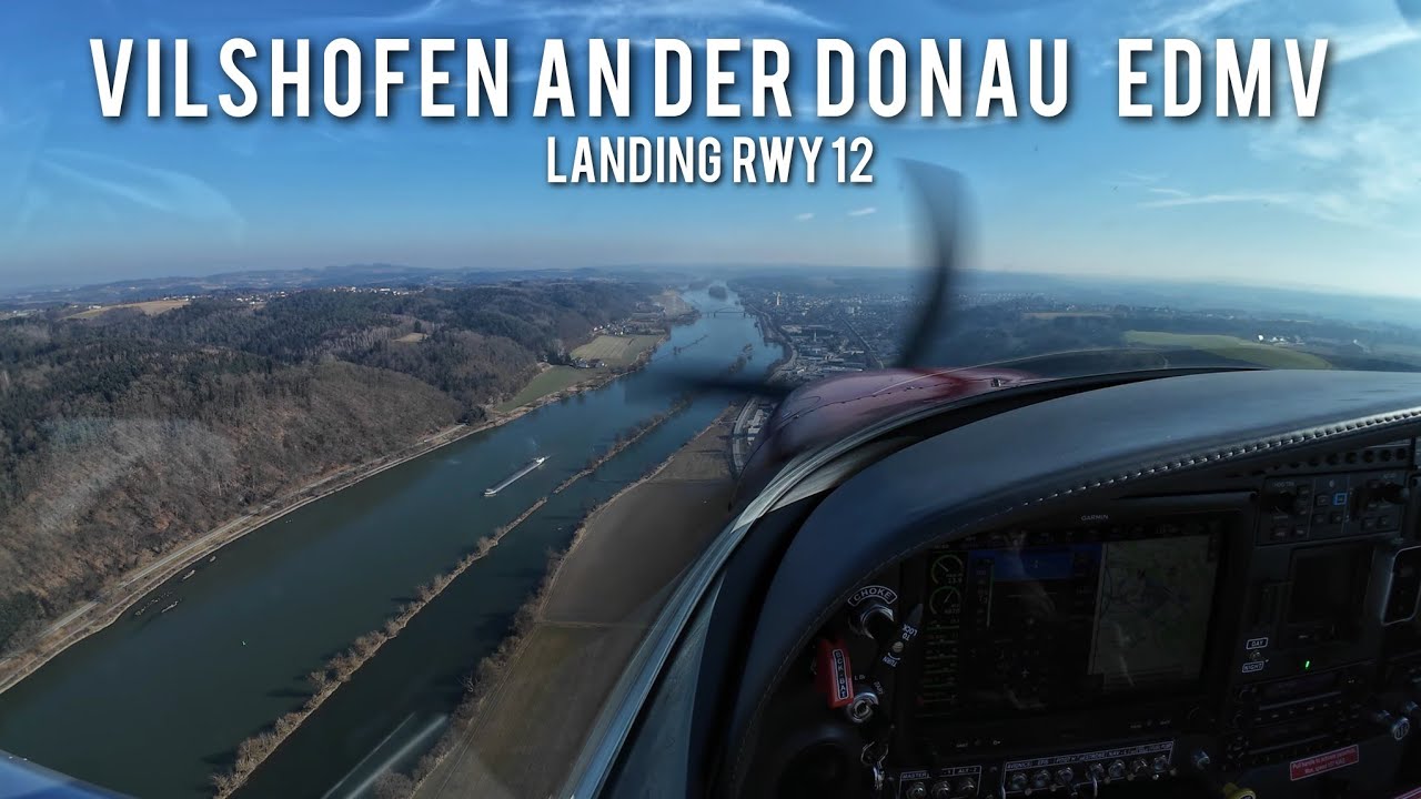 LANDING in VILSHOFEN AN DER DONAU EDMV 12 | Bristell B23 | Unedited Cockpit View 4K