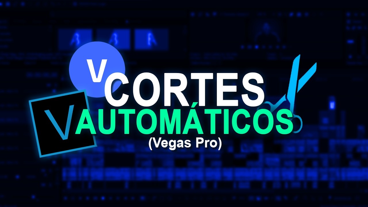 Como fazer CORTES AUTOMATICOS no VEGAS PRO! - Tutorial