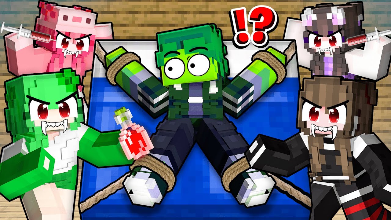 M&Auml;DCHEN VAMPIRE haben Sich VERLIEBT in OrKsui und FESSELN ihn.. in Minecraft!
