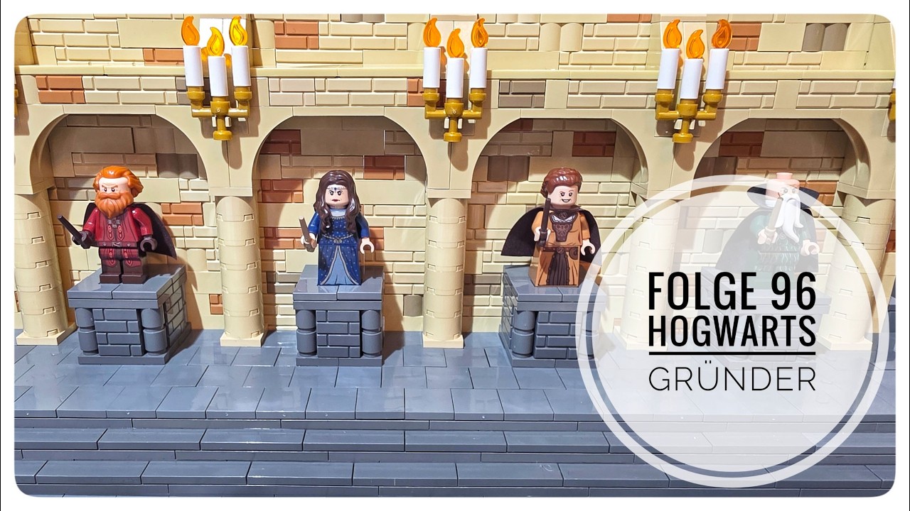 Hogwarts (Harry Potter) aus Klemmbausteinen – Folge 96 - Die Gründer von Hogwarts // Pennybricks