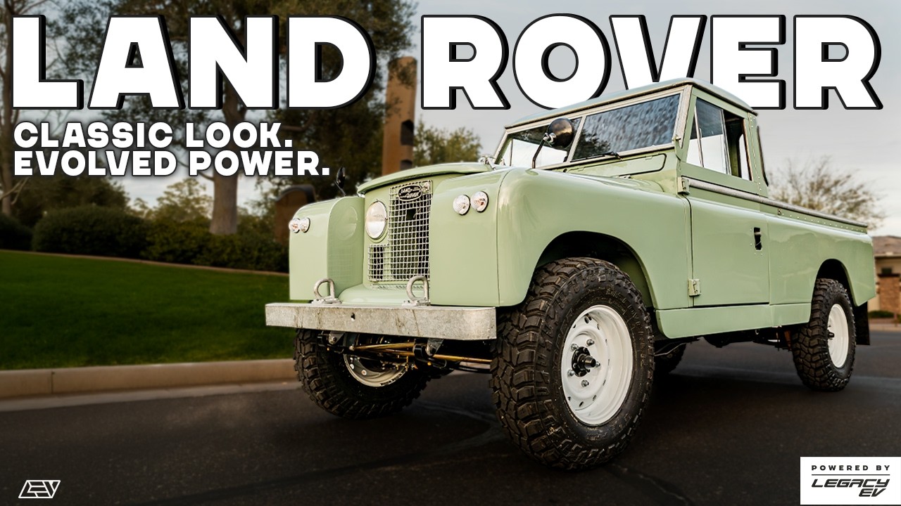 Превращение винтажного Land Rover в полностью электрический внедорожник 4x4 - EVolved