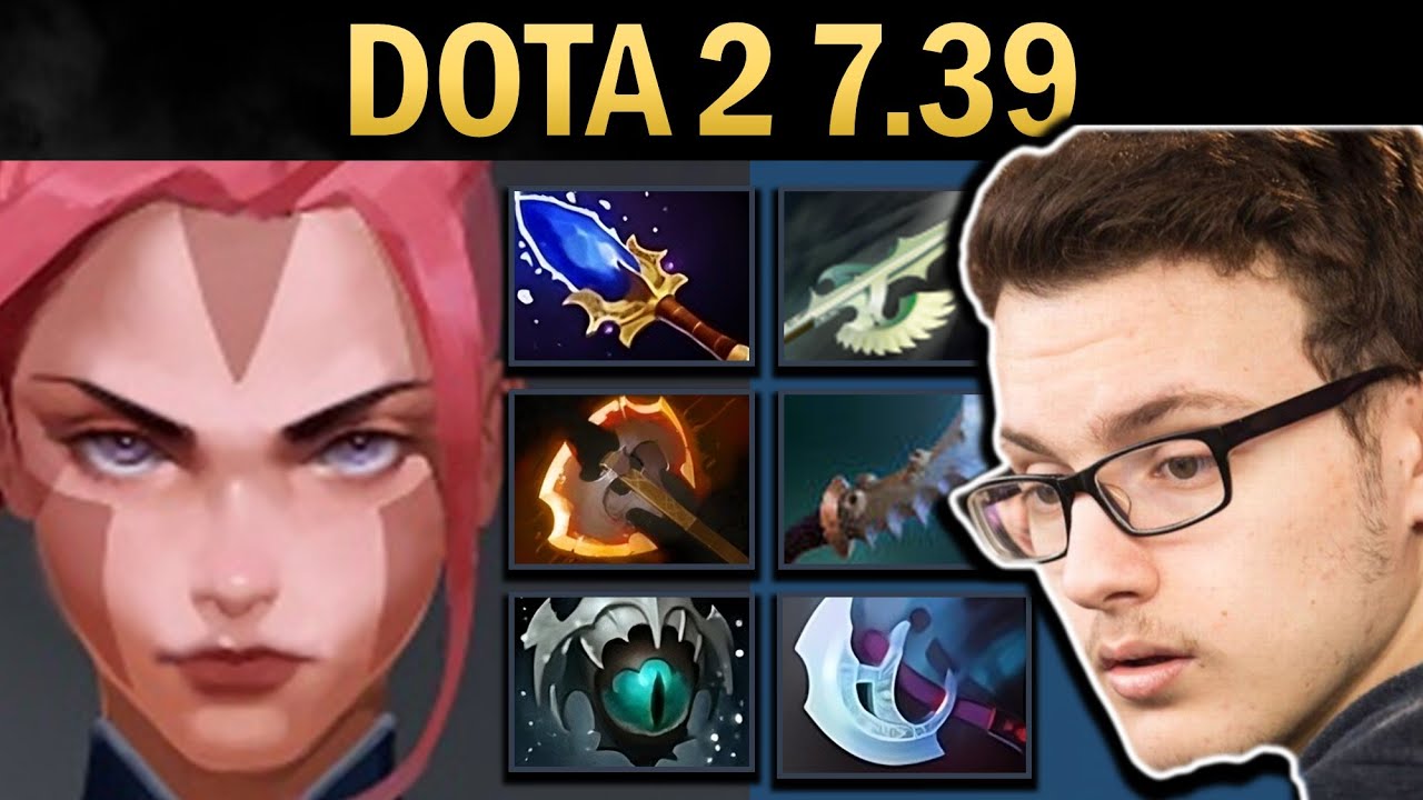 Anti-Mage Gameplay Miracle with 1000 GPM and Halberg - Dota 7.39