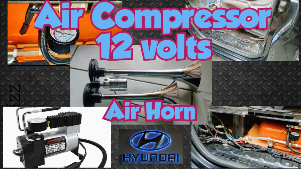 Air Compressor na 12 volts Para sa Air Horn @jhaybizz (#169)