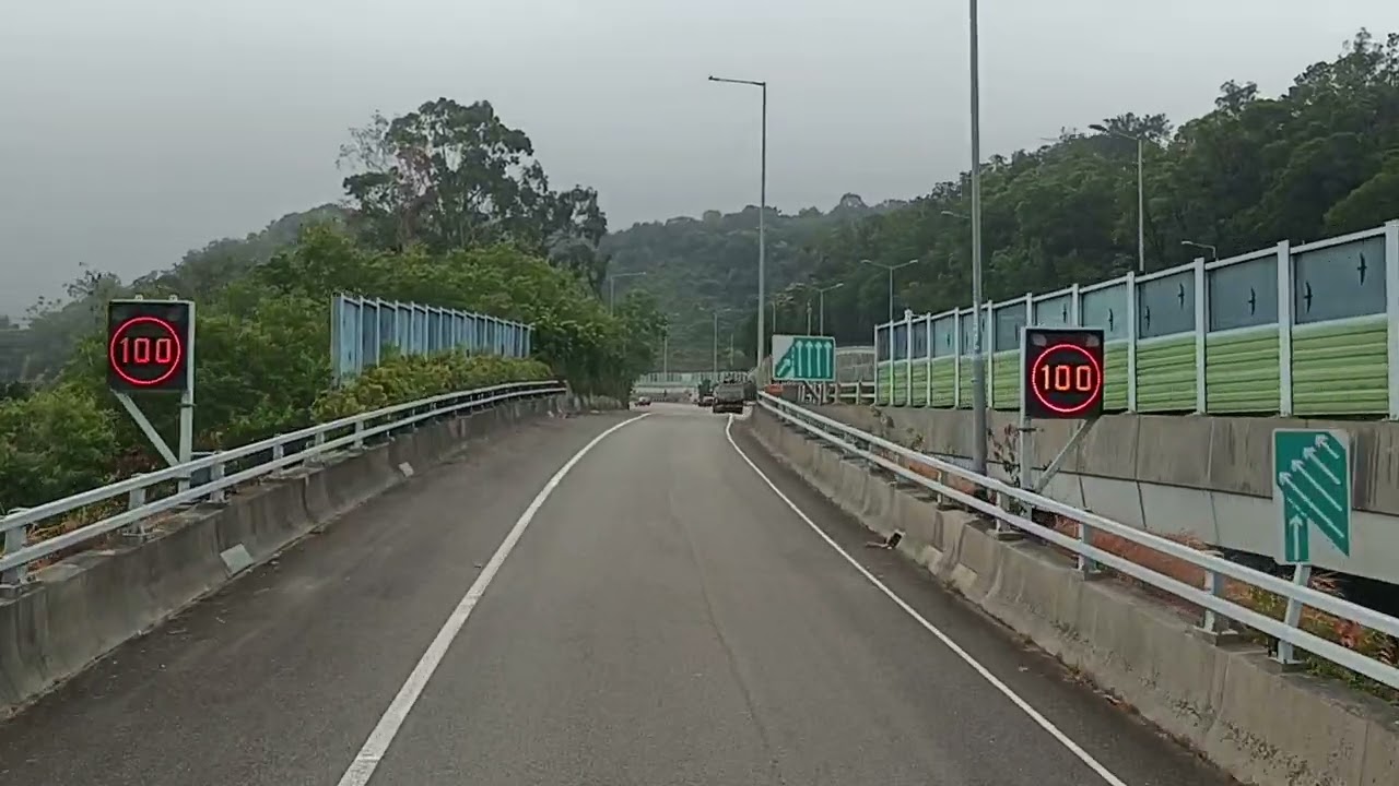 [KMB BYD in the highway] KMB 271A bus ride from Fu Tip Estate to Mody Road (Tsim Sha Tsui) B/T