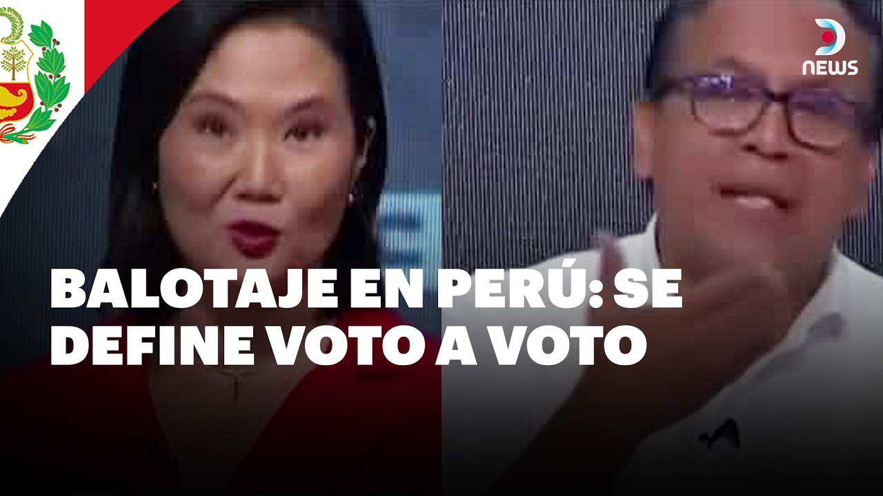 🗳️ Balotaje en Per&uacute;: avanza el escrutinio oficial con resultados de re&ntilde;idas diferencias | DNews