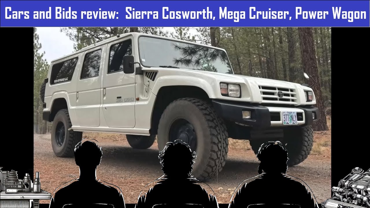 Cars and Bids review: Volvo V70R, Toyota Mega Cruiser, Sierra Cosworth Sapphire, Dodge Power Wagon