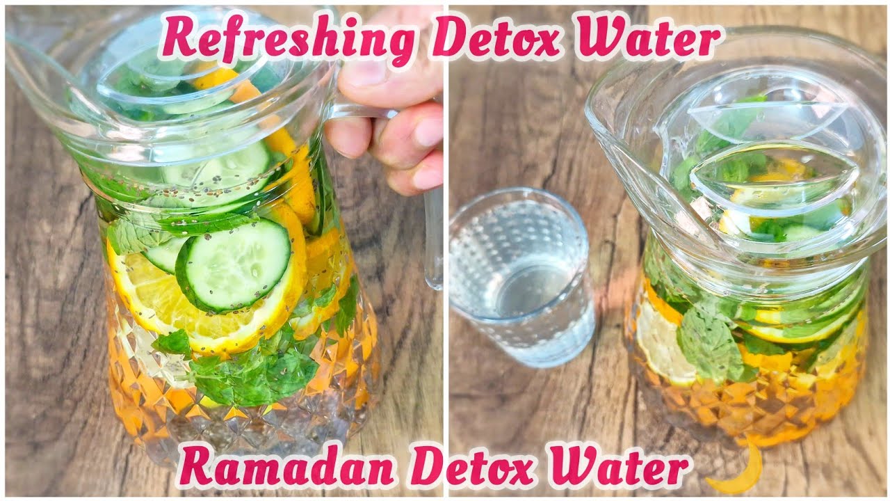 Refreshing Detox Water Recipe | Detox Water | Ramadan Detox Water | Cucumber Orange Cinnamon Detox 