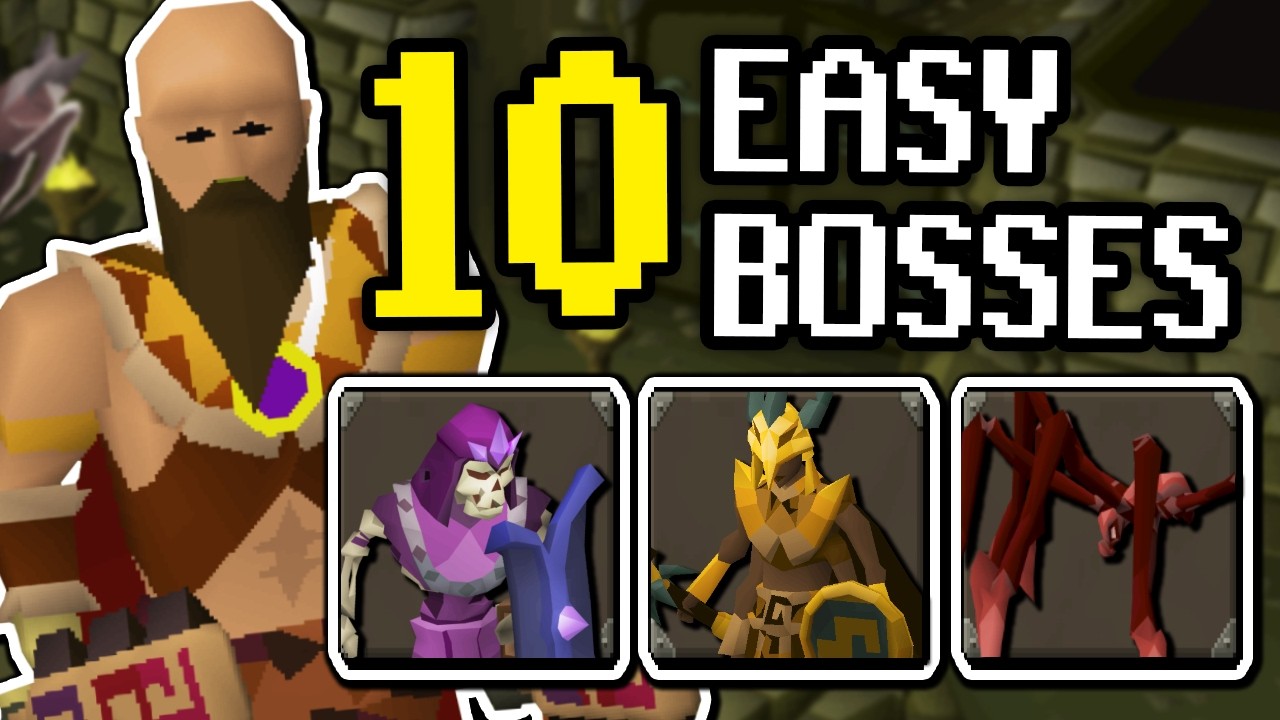 Top 10 Easy Bosses to Start PvMing in OSRS! (PvM Ladder Entry Level)