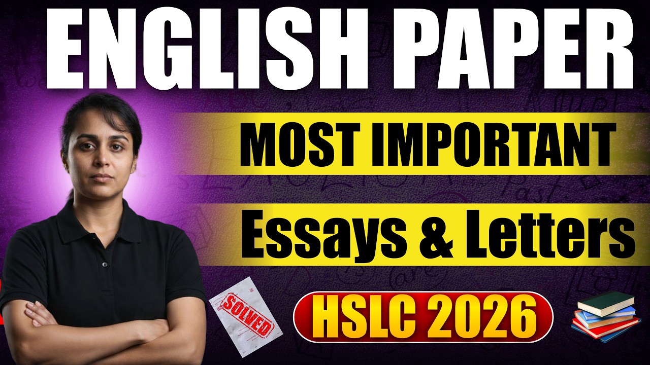 HSLC 2026: English Paper | Essays & Letters | Class 10th English Paper | #seba #risingtoppers #exam