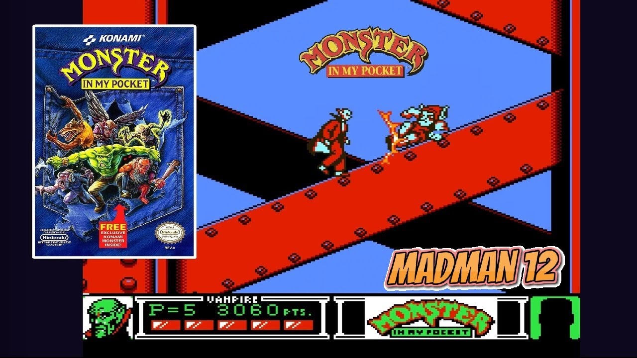 Monster In My Pocket (NES) With Madman12