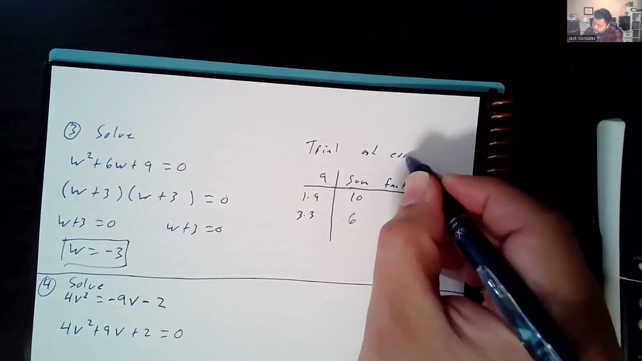 Section 1.4 Quadratic Equations