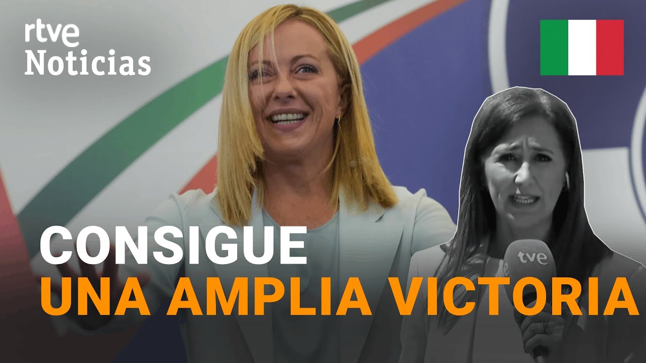 ELECCIONES ITALIA: MELONI, con un 26% de los VOTOS, MUY LEJOS de sus SOCIOS de COALICIÓN | RTVE