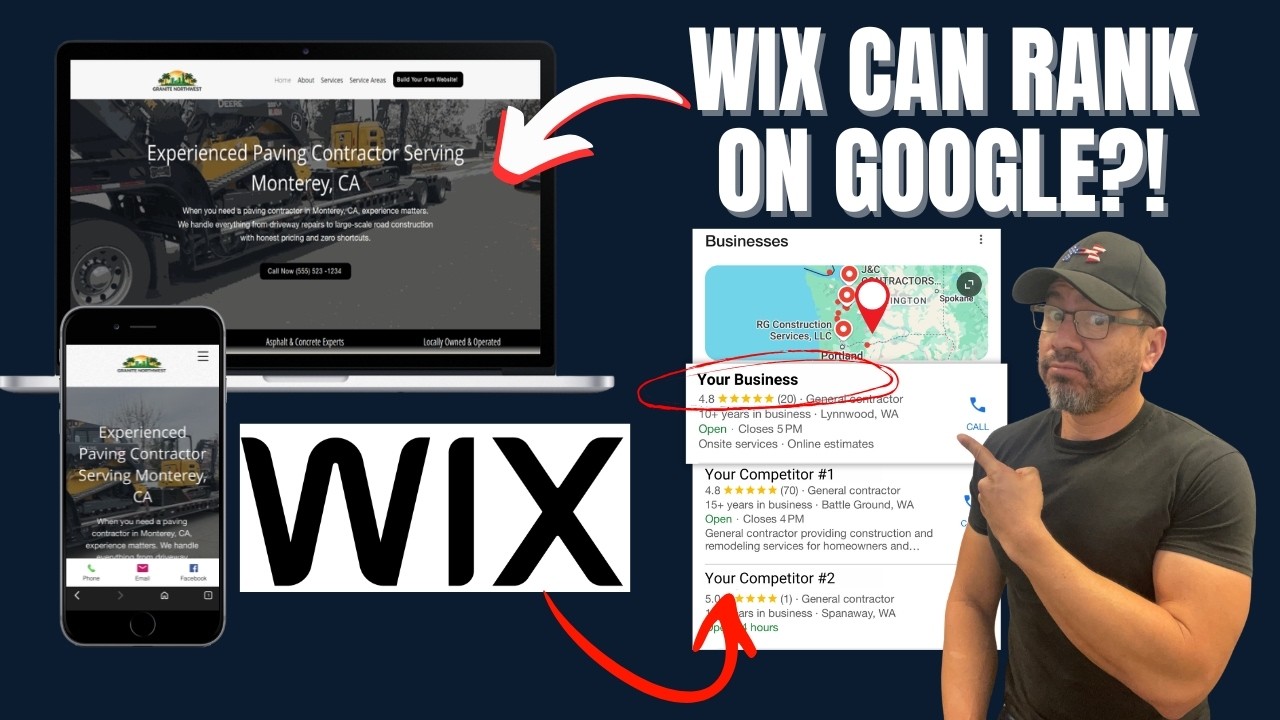 Building a Google-Ranking Wix Website for a Local Contractor (Live Tutorial)