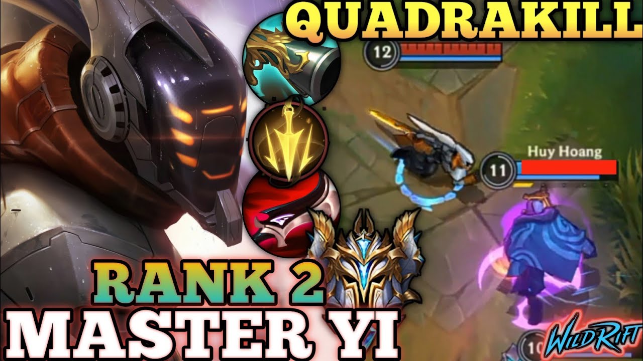 MASTER YI KILLING MACHINE MVP BUILD! LATEGAME KILLER - TOP 2 GLOBAL MASTER YI BY FD8 - WILD RIFT