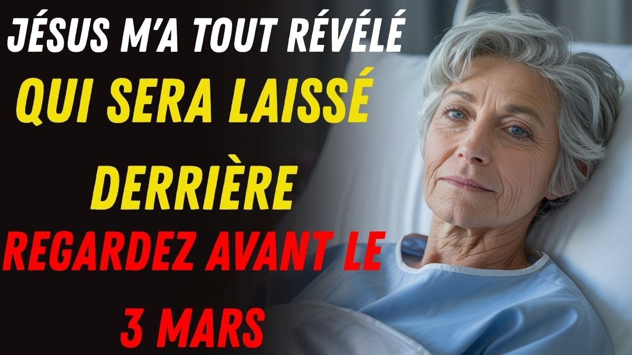Jésus m'a révélé qui sera laissé derrière — Regardez avant qu'il soit trop tard