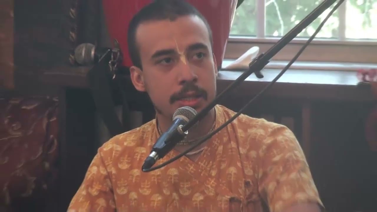 03-01-2026 Sunday NOON ARATI class given by his grace sveta swarup prabhu in ISKCON Temple.