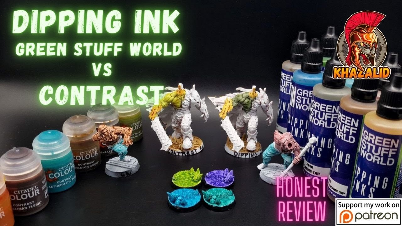 GSW🍀REVIEW DIPPING INKS vs CONTRAST GW ¿El sustituto de las Contrast?