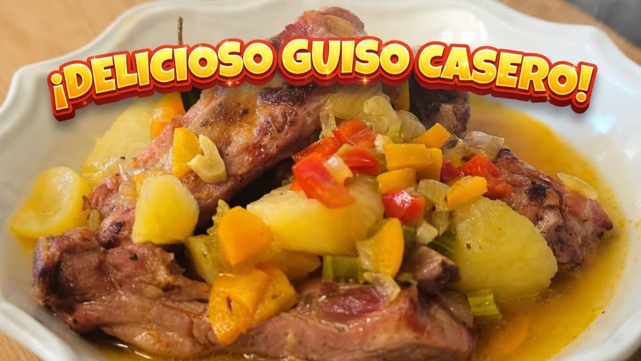 Guiso de costillas de cerdo a las finas hierbas